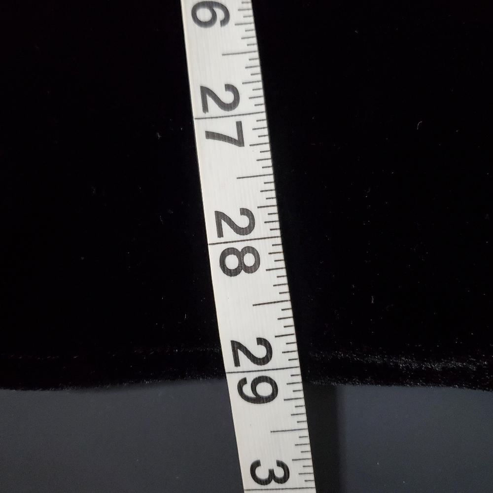 Vintage Quacker factory Velvet Shirt Sz XL Minimalist Velour Dark Academia Goth - Picture 7 of 11